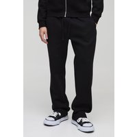 Pantalón Deportivo Básico Holgado De 330G/M2, Negro