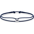 1g Polished Sterling Silver Entrelacs Cord Bracelet