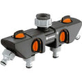 Gardena ORIGINAL Four Way Water Splitter for Garden Taps