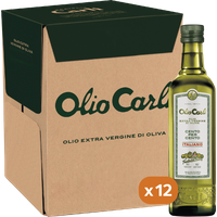 12x0,5L Olio EVO Cento per Cento Italiano | Olio Extra Vergine di Oliva