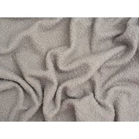 Minerva Core Range Boucle Textured Coating Fabric Silver Grey