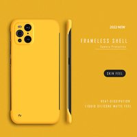 Ultra Thin Slim Hard PC Frameless Case For Oppo Find X5 Pro X2 X3 Lite Neo Reno 3 5 6 Pro Matte Cover Cases