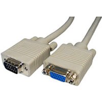 0.5m VGA Extension Cable - Triple Shielded VGA Male to Female