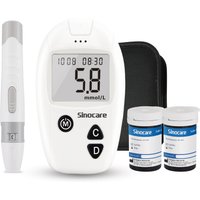 Moniteur de glycémie Sinocare Safe Accu avec grande capacité de mémoire, performances à coût élevé