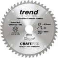 Trend CRAFTPRO Wood Cutting Mitre Saw Blade 216mm 48T 30mm