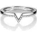 Anel Vivara em Ouro Branco 18k com Diamantes