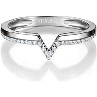 Anel Vivara em Ouro Branco 18k com Diamantes