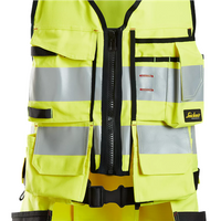 Snickers ProtecWork Vest, High-Vis Class 1 - High Vis Yellow - S