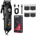 Men's Cordless Electric Hair Trimmer - Precision Grooming, Low-Noise, Rechargeable | Wowcher