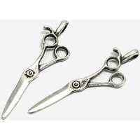 Anhänger Schere, 43 x 13 mm, 5 Stück