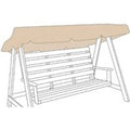 2 Seater Pull Over Replacement Canopy "142cm x 130cm"