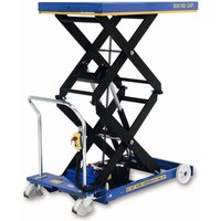 Battery Mobile Double Scissor Lift Table 800kg cap