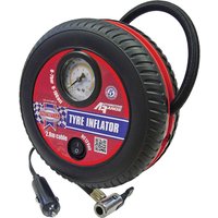Faithfull 12v Tyre Inflator and Analogue Pressure Gauge 12v