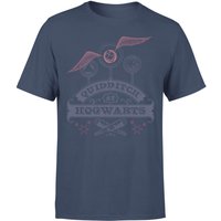 Harry Potter Quidditch At Hogwarts Men's T-Shirt - Navy - M