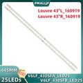 2Pc/Set LED Strip For Samsung UN43K5300 UN43K5100 BN96-39723A 39722A UA43K5100 UA43K5300 UE43K5102 UE43K5103 V6LF_430SFA/B_LED25