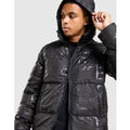 EA7 Emporio Armani All Over Print Padded Jacket, zwart