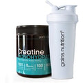 Creatine Monohydrate Powder Tub | 500g + 600ml Shaker White