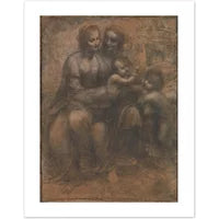 Leonardo da Vinci The Burlington House Cartoon Mini Print