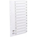 Concord Commercial Index 1-12 Multipunched Mylar-reinforced Tabs