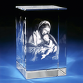3D Memory Crystal™ - Tabletop - Rectangle - Virgin Mary-Large