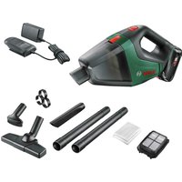 Bosch UNIVERSALVAC P4A 18v Cordless Hand Vacuum Cleaner 1 x 2.5ah Li-ion Battery Charger No Case
