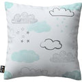 Poszewka Milly, ecru-niebieski, 43 x 43 cm, Magic Collection