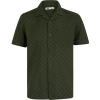 Shirts Alvaro Lightweight Cotton Short Sleeve Cuban Collar Summer Shirt in Grape Leaf / S - Tokyo Laundry