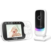 Hubble Nursery View Glow 2.8 Video Baby Monitor White