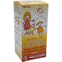 Loratadine 5mg/5ml syrup 100ml