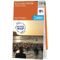 Ordnance Survey OS Map of Rutland Water: Explorer 234