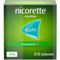 Nicorette Gum 2mg Freshmint 210 Pieces