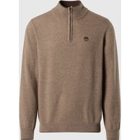 North Sails - Maglione in misto cashmere con mezza zipNorth SailsFossil melange4XL