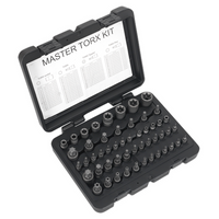 Sealey Premier TRX-Star* Master Socket Set 52pc 1/4", 3/8" & 1/2"Sq Drive