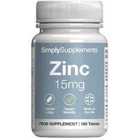 Zinc 15mg (180 Tablets)