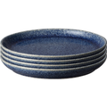 Studio Blue Cobalt Coupe Medium Plates - Set Of 4 -
