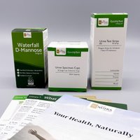 Bundle - Waterfall D-Mannose, UTI test strips & Collection Cups