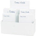 Anthony 7-Tablet Set - White with Linen holder