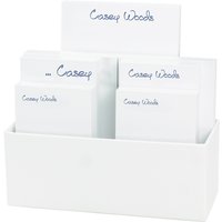 Anthony 7-Tablet Set - White with Linen holder