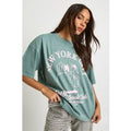 New York City Coffee Cup Printed T-Shirt, Verde