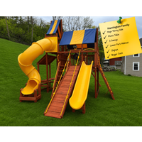 Harrington Family Creation - Solid Green w/Yellow Slide