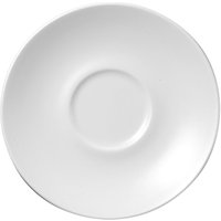 Churchill Vintage Prints White Georgian Tea Saucer 5.55 Inch / 14.1cm (Case of 12)
