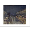 Pissarro The Boulevard Montmartre at Night Mini Print