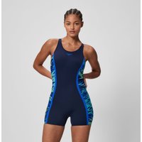 Combinaison courte Femme Hyperboom Splice Muscleback bleu marine/bleu