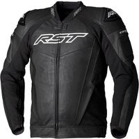 Rst Tractech Evo 5 Leather Motorcycle Jacket Black
