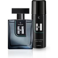 Kit Eudora H Colônia Desodorante + Espuma de Barbear