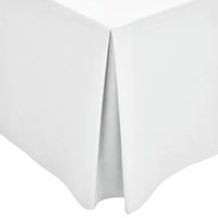 1951 Plain Dye Percale Kingsize Valance, Silver