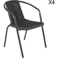 2/4 Pcs Garden Dining ChairsSet with Round Table