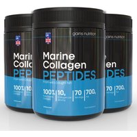 Marine Collagen Peptides Powder | Unflavoured | 3 Pack Bundle