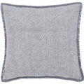 Murmur Lewin Wool Herringbone Woven Cushion 45cm x 45cm, Storm Grey