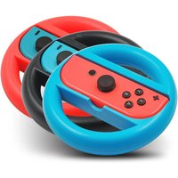 2PCS Ergonomic Racing Grip Handles for Nintendo Switch Joy-Con – Controller Holder Case for NS Console Accessories